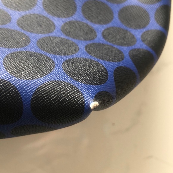 Michael Kors polka dot print Kiki black &navy blue - Picture 9 of 11